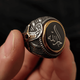 Allah’s Blessing Ring – Vintage Turkish Black Gold - Night Works