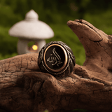 Allah’s Blessing Ring – Vintage Turkish Black Gold - Night Works