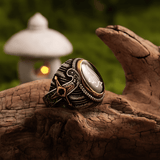 Allah’s Blessing Ring – Vintage Turkish Black Gold - Night Works
