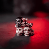 Breath of Death Gothic Skull Titanium Steel Ring - Night Works