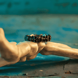 Deathmatch Half Skull Gothic Titanium Steel Ring - Night Works