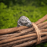 Familiar Hell - Gothic Hollow Titanium Steel Ring - Night Works