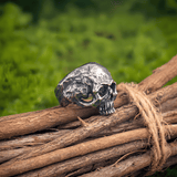 Familiar Hell - Gothic Hollow Titanium Steel Ring - Night Works