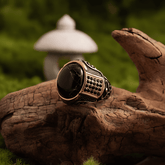 Glory of the Ottoman Ring – Vintage Turkish Black Gold - Night Works