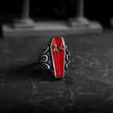 Heart of the Demon Ring – Gothic Inverted Pentagram - Night Works