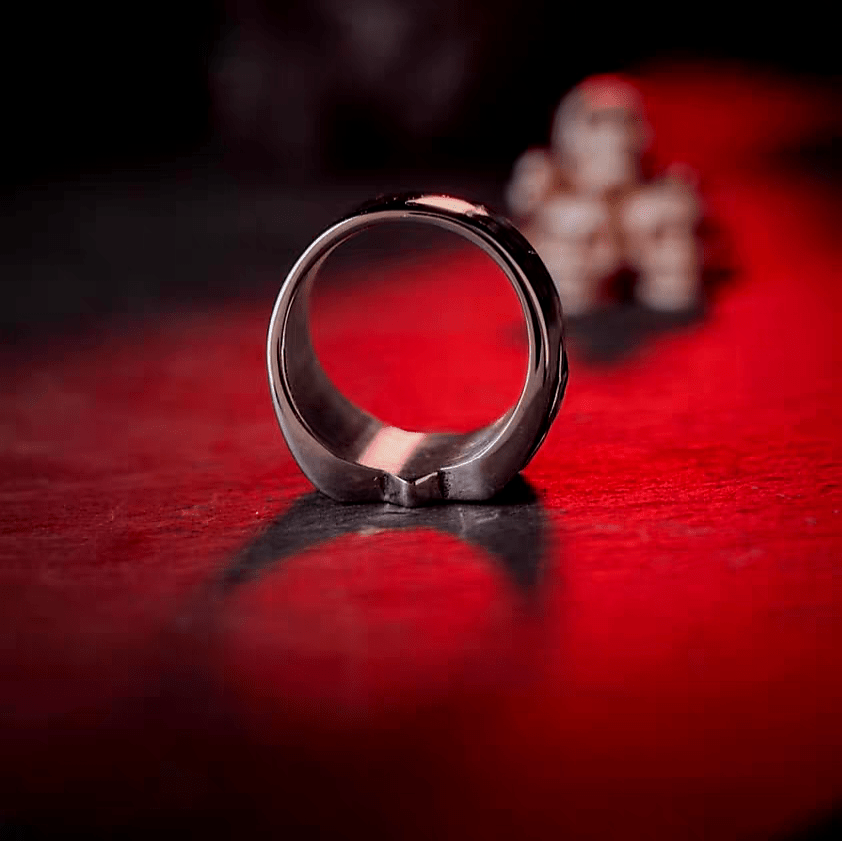 Infinity Knot Ring – Celtic Norse Titanium Steel Ring - Night Works