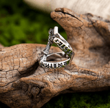 Mjölnir Thor’s Hammer Ring – Norse Viking Titanium Steel Ring - Night Works