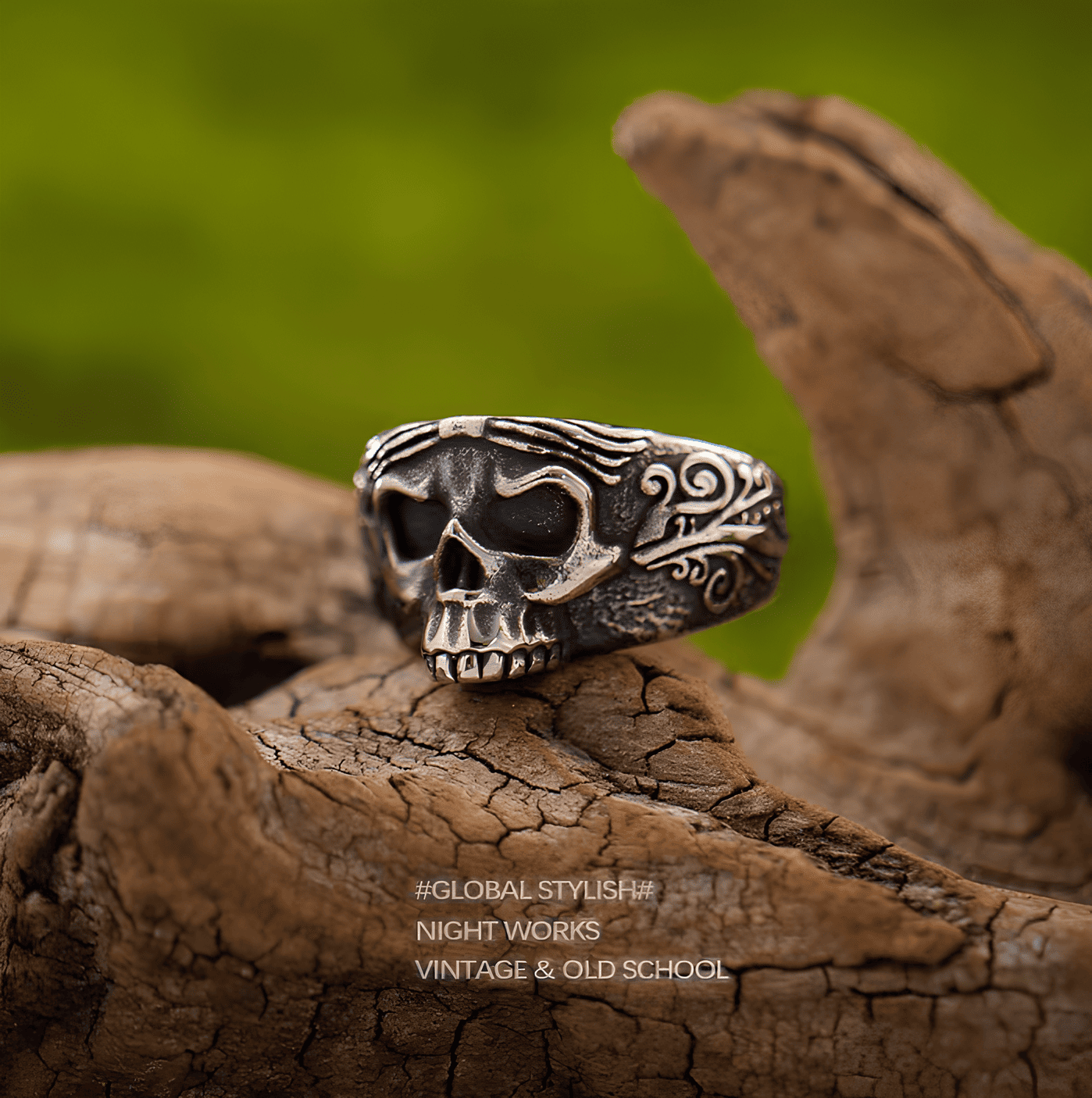 Santa Muerte – Holy Death Skull Ring - Night Works
