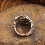 Skeleton Hand Ring - Gothic Titanium Steel Jewelry - Night Works