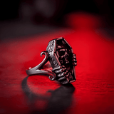 Skull Coffin Ring - Gothic Titanium Steel Jewelry - Night Works