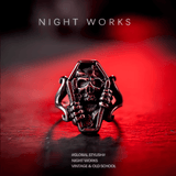 Skull Coffin Ring - Gothic Titanium Steel Jewelry - Night Works
