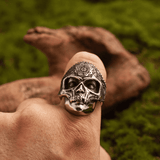 Soul Sacrifice Skull Titanium Steel Ring - Night Works