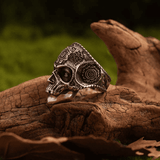 Soul Sacrifice Skull Titanium Steel Ring - Night Works