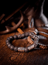 The Secret of the Universe Norse Mythology Jingrune Volcanic Stone Bracelet - Night Works