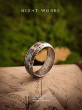 Tree of Life Stainless Steel Shell Viking Ring - Night Works