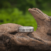 Valhalla Norse Ring - Viking Stainless Steel Rune Ring - Night Works