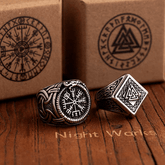 Valhalla’s Oath Viking Signet Ring – Norse Mythology - Night Works