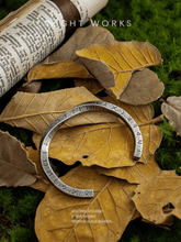 Viking Rune Cuff Bracelet – Vintage Nordic Stainless Steel Bangle - Night Works