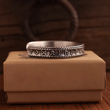 Freyr Rune Viking Bracelet – Adjustable Norse Mythology Stainless Steel Cuff