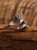 Baby Dragon Ring – Adjustable Titanium Steel Fantasy Band - Night Works