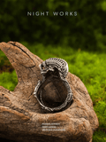 Berserker’s Fury Ring – Viking Bear Head Titanium Steel - Night Works