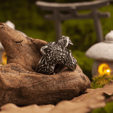 Berserker’s Fury Ring – Viking Bear Head Titanium Steel - Night Works