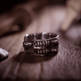 Cycle of Life Skeleton Wide Band Ring - Night Works