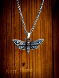Death’s Head Moth Pendant – Silence of the Lambs Inspired - Night Works