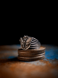 Death’s Head Moth Ring – Gothic Vintage Signet Ring - Night Works