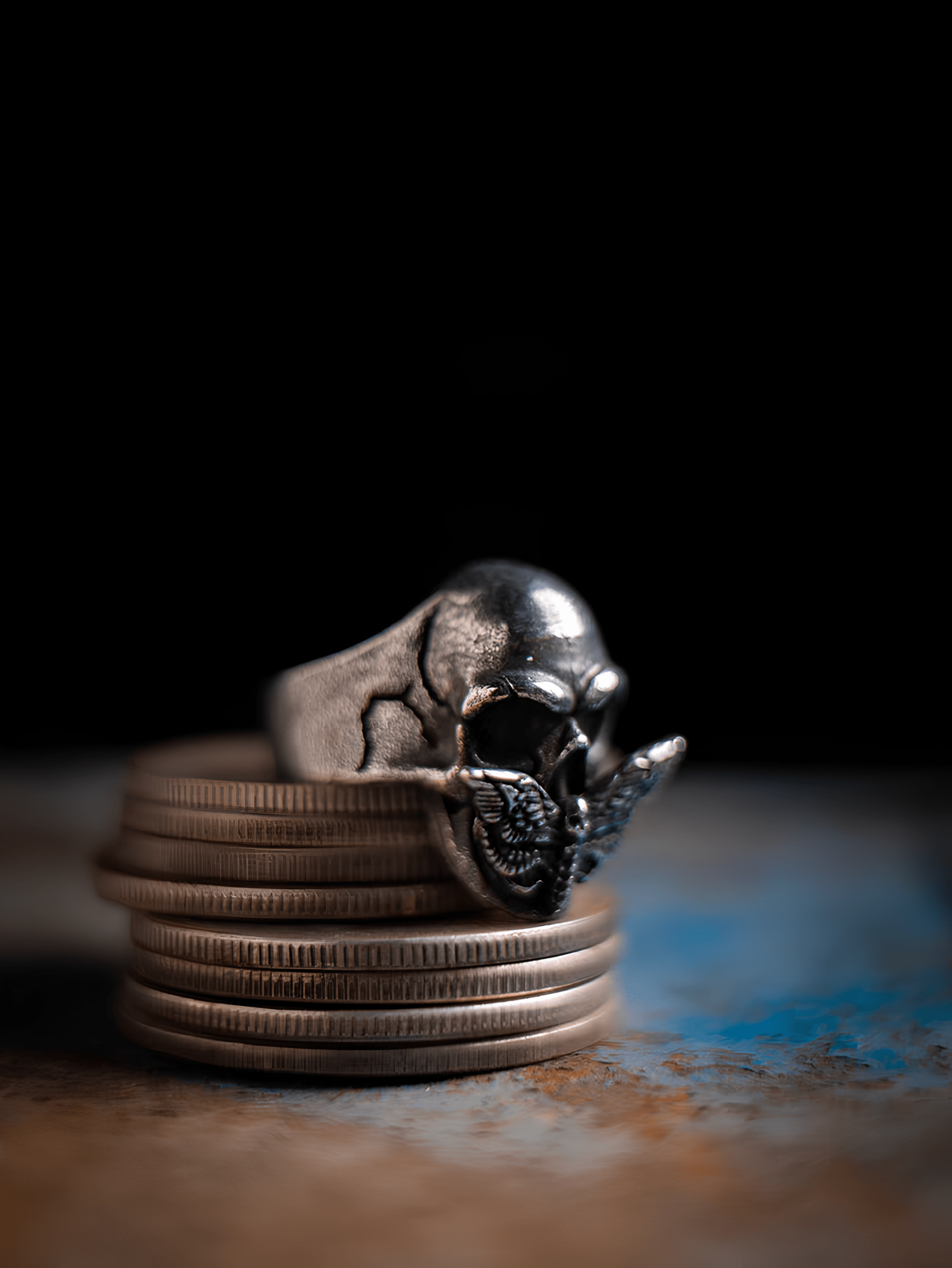 Death’s Head Moth Ring – Silence of the Lambs Inspired - Night Works