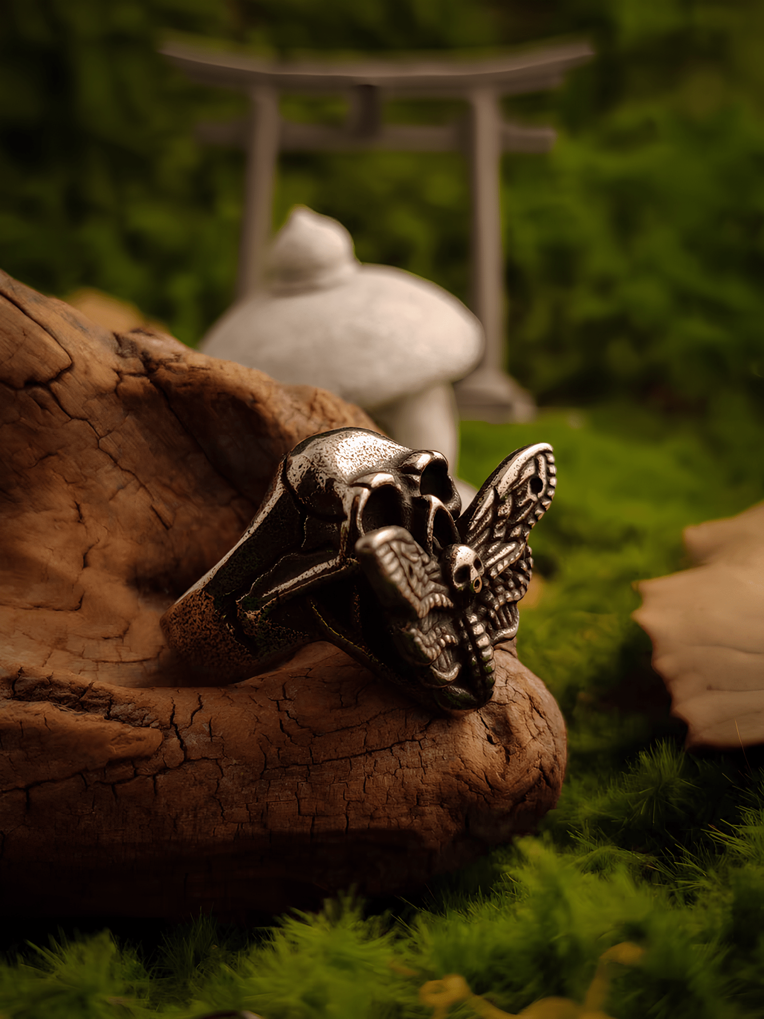 Death’s Head Moth Ring – Silence of the Lambs Inspired - Night Works