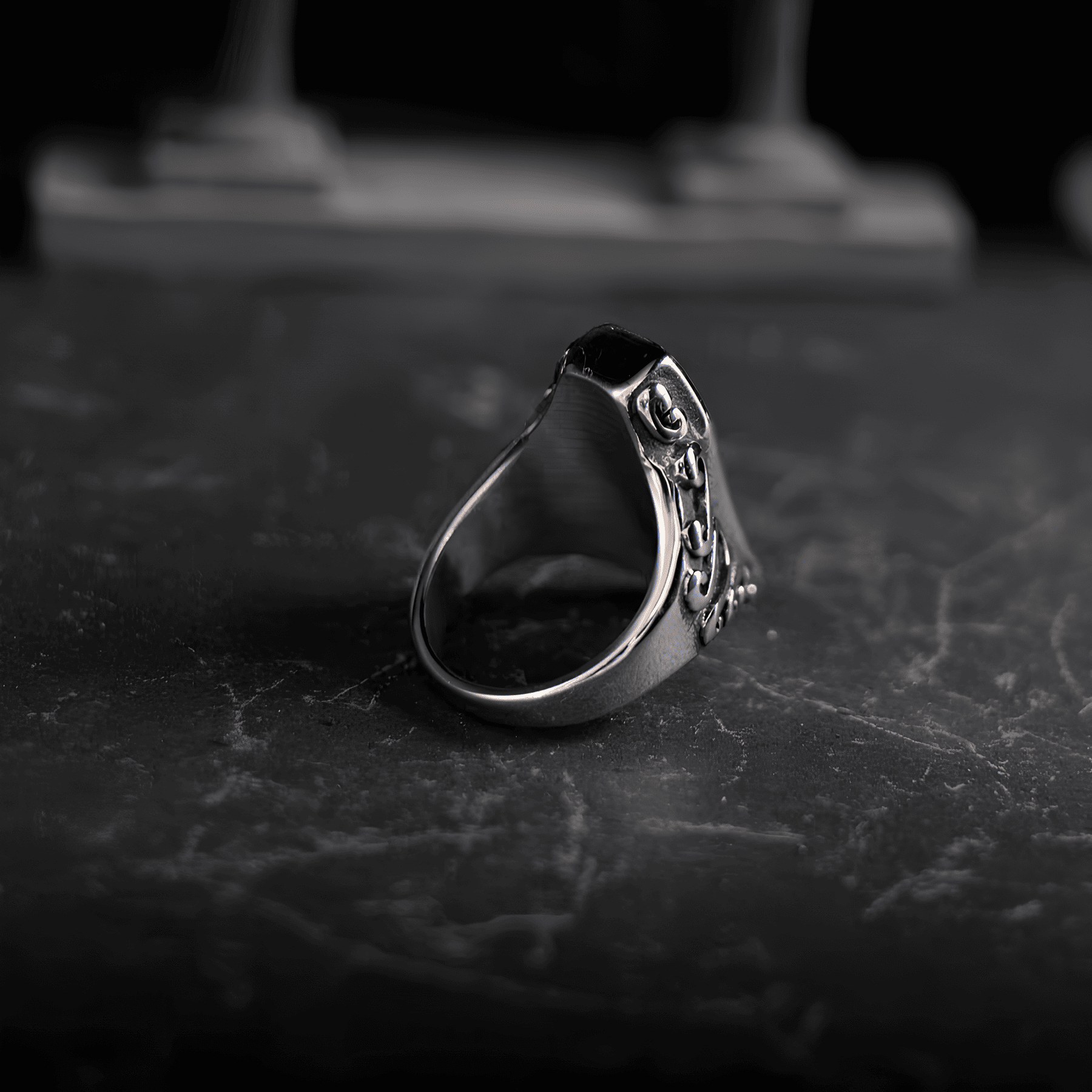 Heart of the Demon Ring – Gothic Inverted Pentagram - Night Works