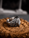 Jolly Roger Skull Ring – Pirate Flag Stainless Steel Ring - Night Works