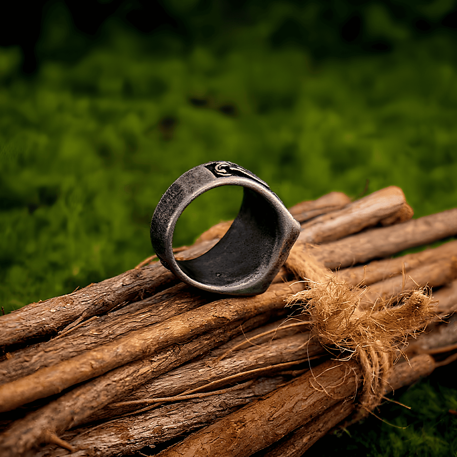 Love and Rebirth Skull Rose Gothic Titanium Steel Ring - Night Works