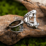 Mjölnir Thor’s Hammer Ring – Norse Viking Titanium Steel Ring - Night Works