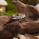 Power of the Dragon Ring – Dragon Scale Texture Stainless Steel Ring - Night Works