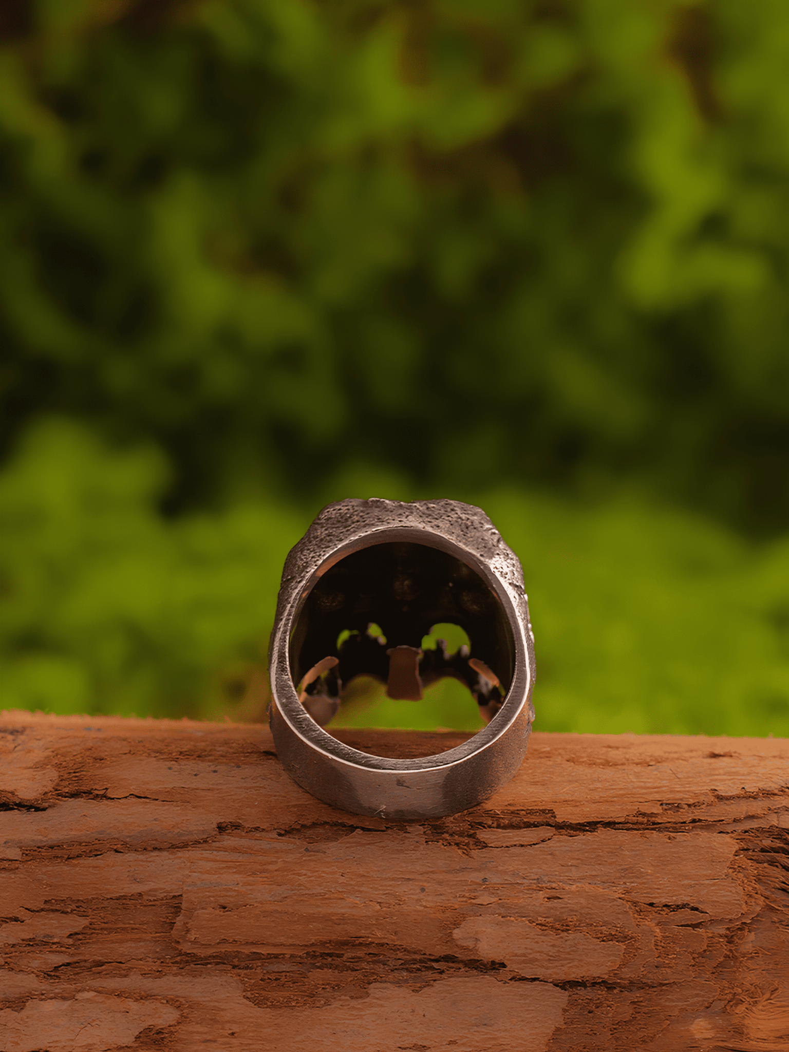 Siamese Dark Double Skull Ring - Night Works