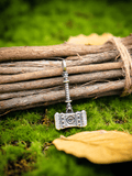Thor’s Hammer Mjölnir Pendant – Nordic Viking Stainless Steel Amulet - Night Works