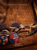 Threefold Balance Celtic Triquetra Ring – Black & Gold Band - Night Works