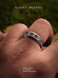 Tree of Life Stainless Steel Shell Viking Ring - Night Works