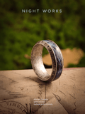 Tree of Life Stainless Steel Shell Viking Ring - Night Works