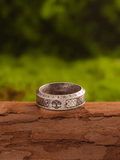 Yggdrasil Tree of Life Nordic Ring – Viking Rune Celtic Knot Stainless Steel Band