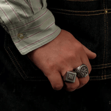 Valhalla’s Oath Viking Signet Ring – Norse Mythology - Night Works