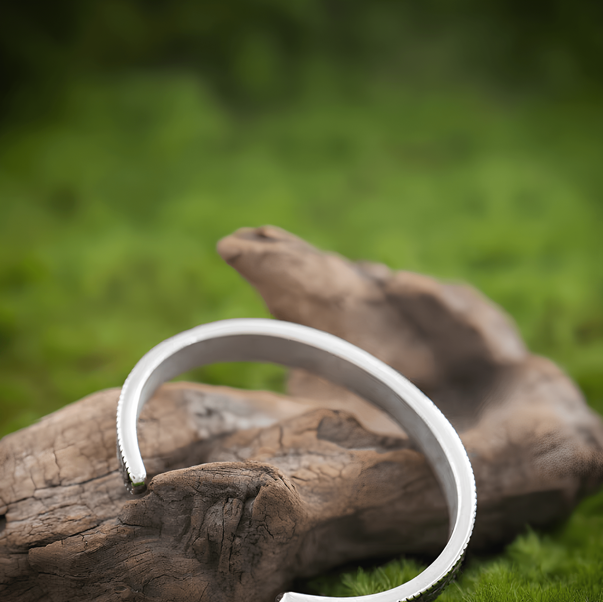 Valknut Nordic Viking Bangle – Norse Mythology Stainless Steel Cuff Bracelet - Night Works