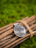 Yggdrasil Tree of Life Pendant – Norse Mythology Stainless Steel Viking Necklace - Night Works